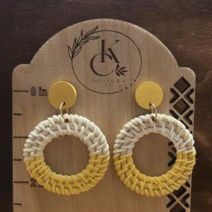 NEW Ombré Rattan Earrings